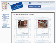 Tablet Screenshot of depotventebannier.fr